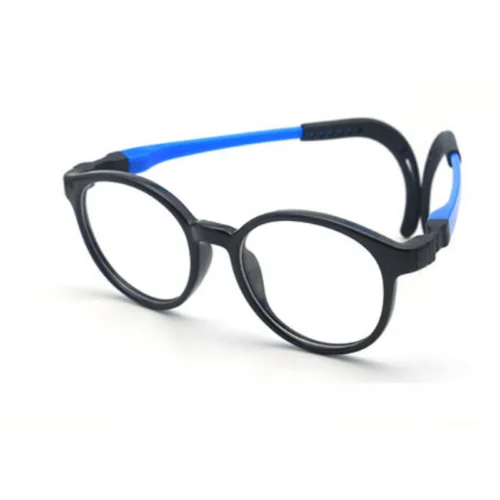Flexible sports glasses for teenager in black and blue – OpteLux OLB72010
