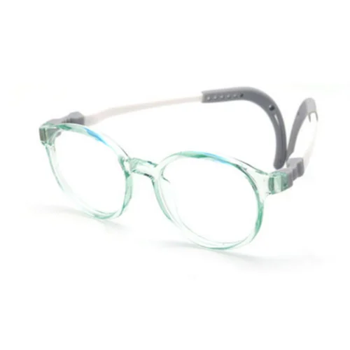 Flexible sports glasses for teenager in mint green transparent variation – OpteLux OLB72010