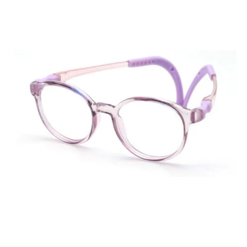 Flexible sports glasses for teenager in lavender transparent – OpteLux OLB72010