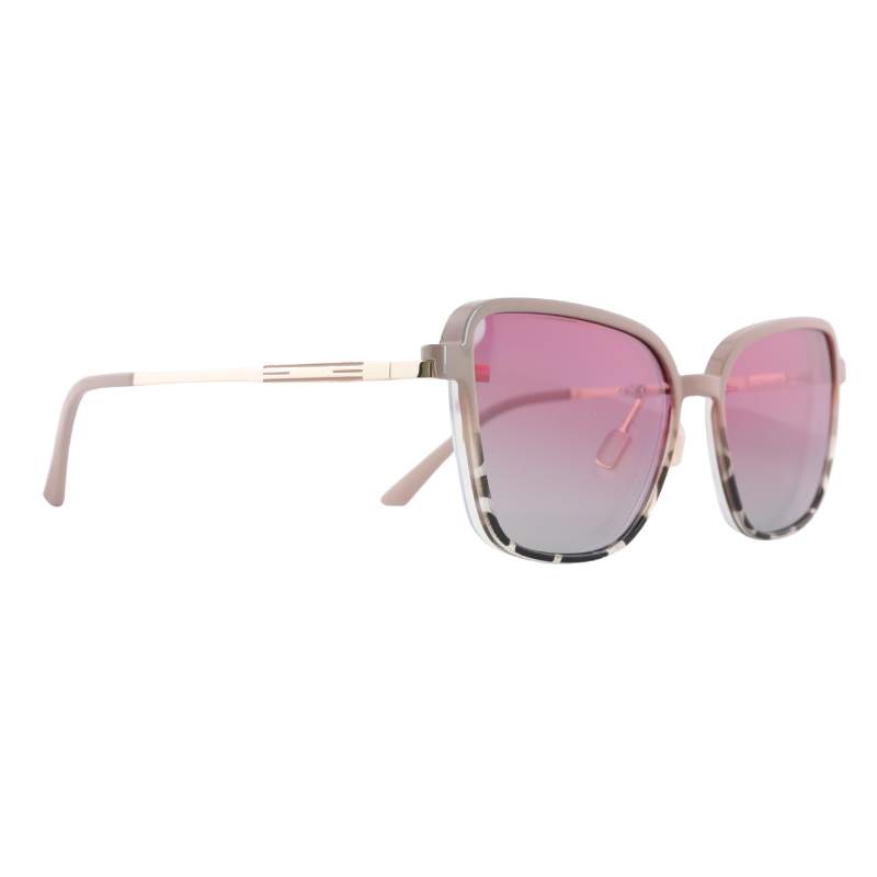OpteLux OGD7107 magnetic sunglasses clip – rose-to-lavender gradient lenses