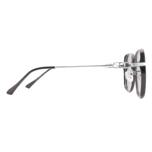 Side profile of OpteLux OYH1802 oversized square glasses metal temples