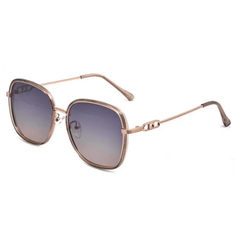 OpteLux OYH1802 oversized square glasses in rose gold gradient finish