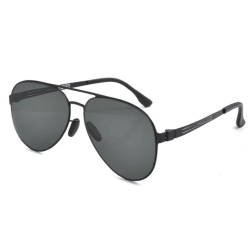OpteLux OYH6802C1 Gray Polarized Aviator Sunglasses – Premium Metal Frame
