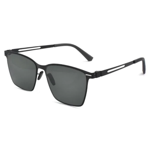 OpteLux OYH6809C5 polaroid sunglasses with gray polarized lenses and titanium alloy frame
