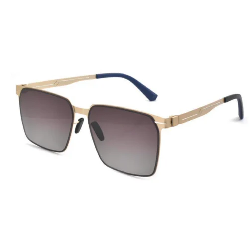OpteLux OYH6812 Polaroid Sunglasses in champagne gold with gradient lenses