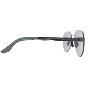 OpteLux OYH6813 Men’s Polarized Aviator Sunglasses – Side View of Titanium Temples