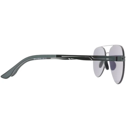 OpteLux OYH6813 Men’s Polarized Aviator Sunglasses – Side View of Titanium Temples