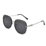 Oversized square glasses in black – OpteLux OYH1802 premium luxury style