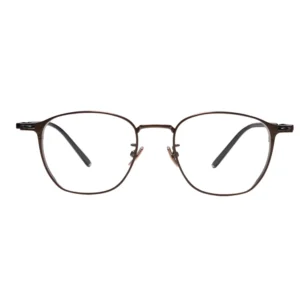 OpteLux OLT950 adjustable titanium square eyeglasses – front view